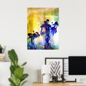 芸者遊歩道ポスター ポスター (ホームオフィス)