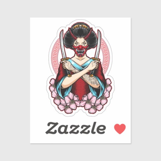 芸者鬼 シール (シート)