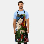 芸者 エプロン (着用した状態)