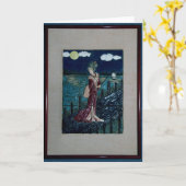 芸者 カード (黄色い花)