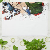 芸者 キッチンタオル (折り畳み)