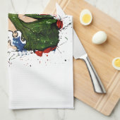 芸者 キッチンタオル (四つ折り)