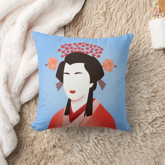芸者 クッション (ブランケット)