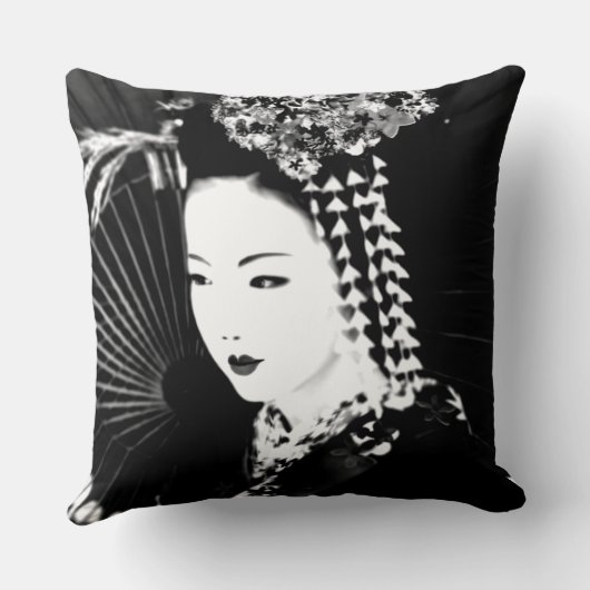 芸者 クッション (裏面)