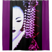 芸者 シャワーカーテン (正面)