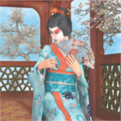 芸者 シール (正面)