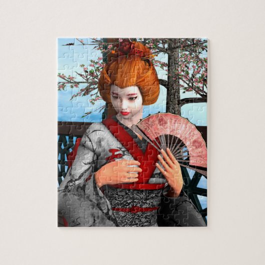 芸者 ジグソーパズル (縦)