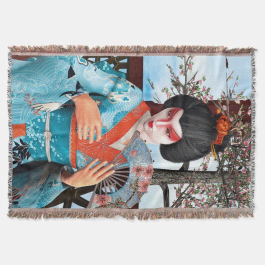 芸者 スローブランケット (正面)