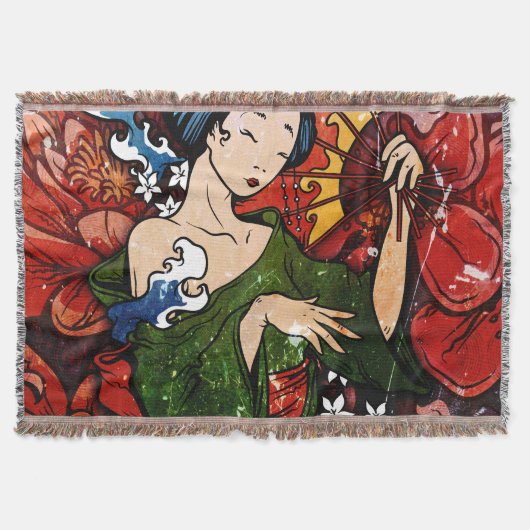 芸者 スローブランケット (正面)