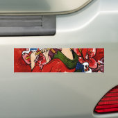 芸者 バンパーステッカー (車上)