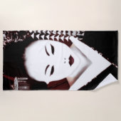 芸者 ビーチタオル (正面)