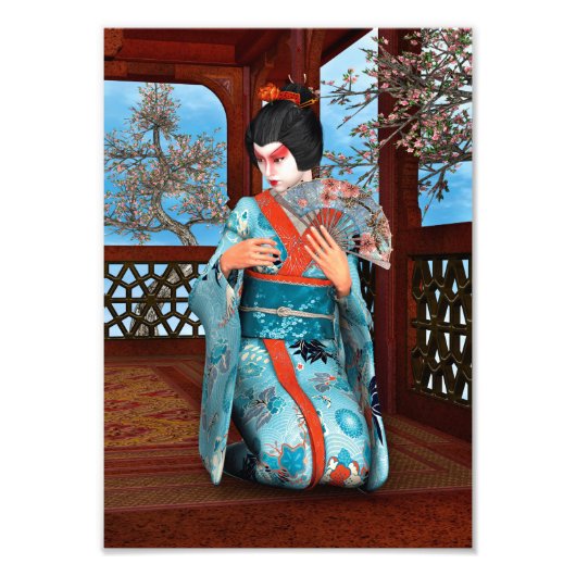 芸者 フォトプリント (正面)
