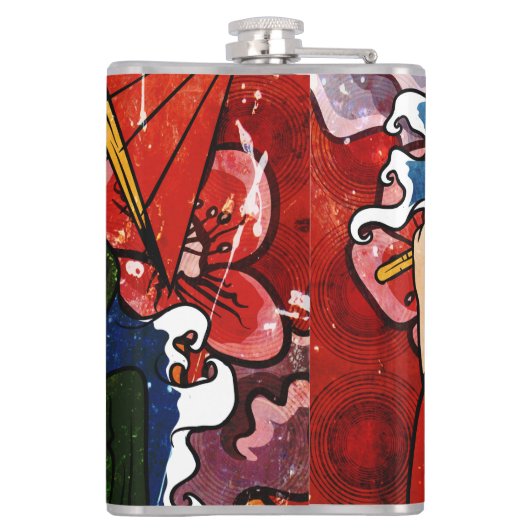 芸者 フラスク (裏面)