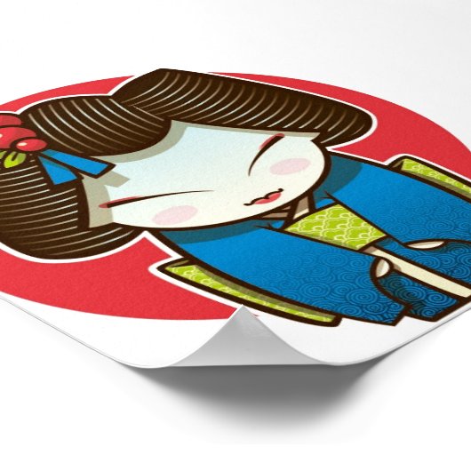 芸者 ポスター (角)