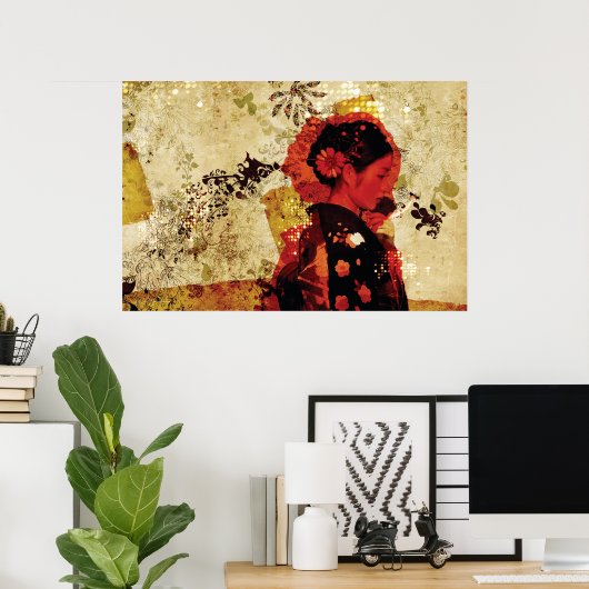 芸者 ポスター (ホームオフィス)