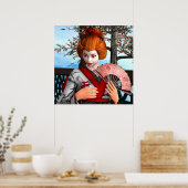 芸者 ポスター (キッチン)