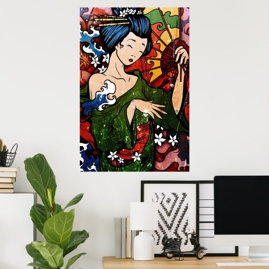 芸者 ポスター (ホームオフィス)