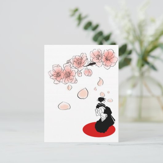 芸者 ポストカード (スタンド正面)