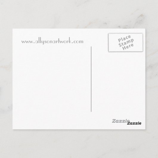 芸者 ポストカード (裏面)