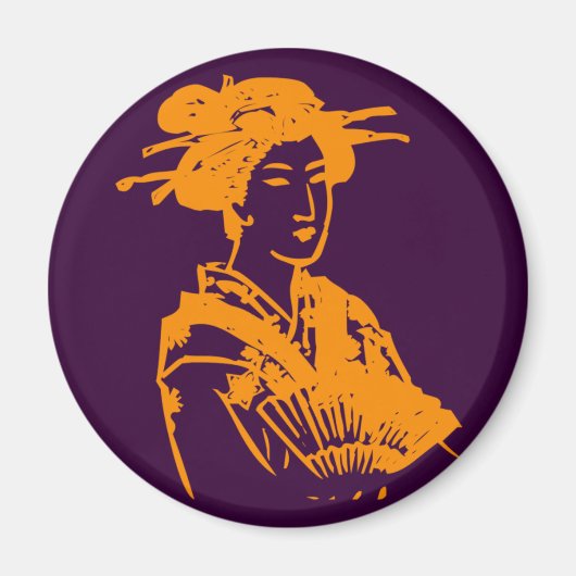 芸者 マグネット (正面)