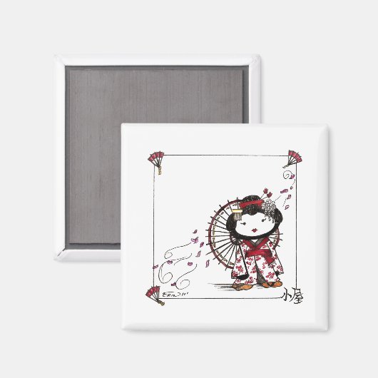 芸者 マグネット (正面/裏面)