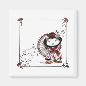 芸者 マグネット (正面)