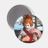 芸者 マグネット (正面/裏面)