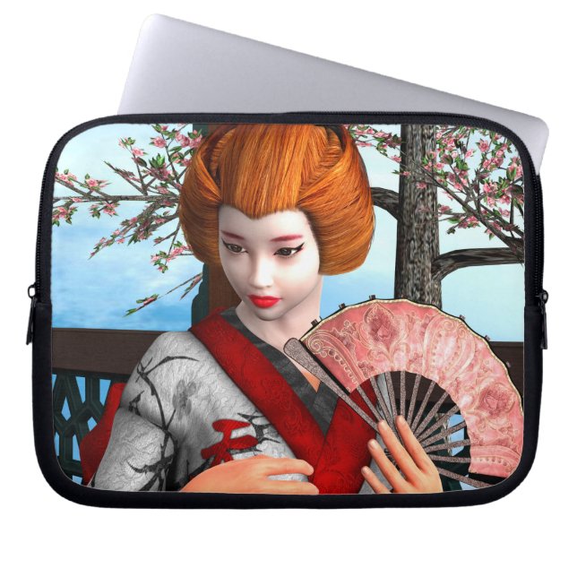 芸者 ラップトップスリーブ (正面)