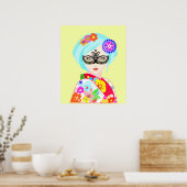 芸者wベネチアンマスク ポスター (キッチン)