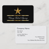 芸能プロダクションの名刺 名刺 (正面/裏面)