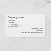 芸能プロダクションの名刺 名刺 (裏面)