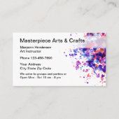 芸術および技術のクラス 名刺 (正面)