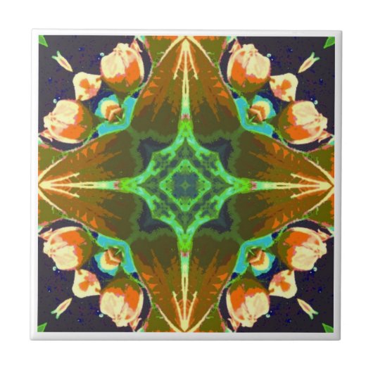 芸術および技術のスタイルのタイル タイル (正面)