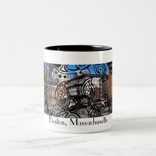 芸術および技術のボストンマグ ツートーンマグカップ (中央)