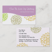 芸術および技術の名刺 名刺 (正面/裏面)