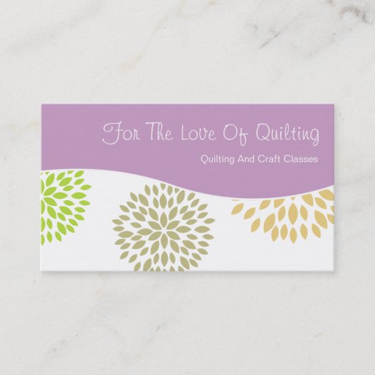 芸術および技術の名刺 名刺 (正面)