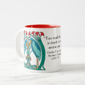 芸術および技術クレーンv1 ツートーンマグカップ (正面左)