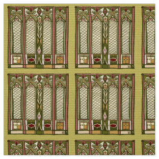 "芸術および技術"が付いている生地はパターンを様式化しました ファブリック