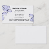 芸術および技術 名刺 (正面/裏面)