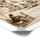 『芸術とインダウスト』の宮殿のアトリウム ポスター (角)