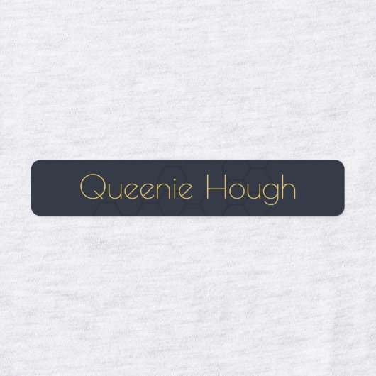 芸術とクレフターのパーソナライズされた自分の名前 ラベル (デザイン2)