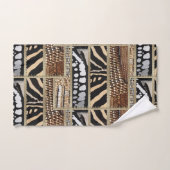 「芸術と吸収性が出会う場所」 バスタオルセット (ハンドタオル)