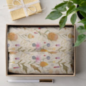 芸術と工芸品スコットランドのアザミと野花 薄葉紙 (ギフト)