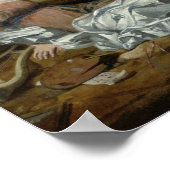 芸術と庇護の寓話 ポスター (角)