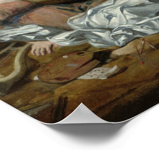 芸術と庇護の寓話 ポスター (角)