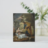 芸術と庇護の寓話 ポストカード (スタンド正面)
