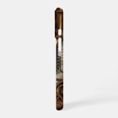 芸術と機械のスチームパンク融合 iPhone 16ケース (左側面)