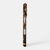 芸術と機械のスチームパンク融合 iPhone 16ケース (右側面)