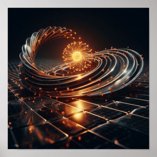 芸術と科学の複雑な融合 ポスター (正面)