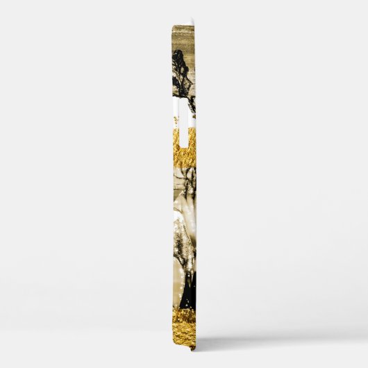 芸術と金ゴールド。トレンディー絵を描色(金色とs) Case-Mate iPhoneケース (裏面 / 右)